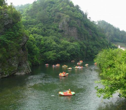 黄山黟县桃花源漂流