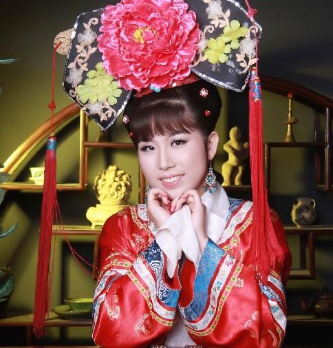 大清古装婚纱照图片