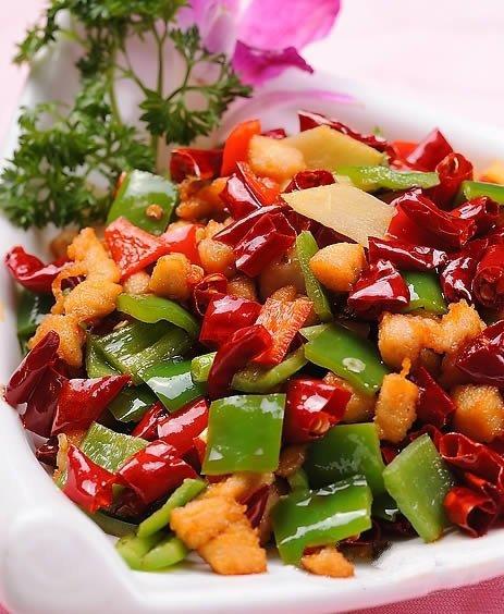 黄花菜炒辣子鸡丁2015天是的年哪美食节桂林图片