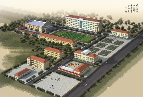 江苏新东方烹饪学校鸟瞰图