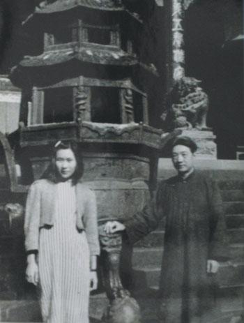 徐悲鸿与廖静文