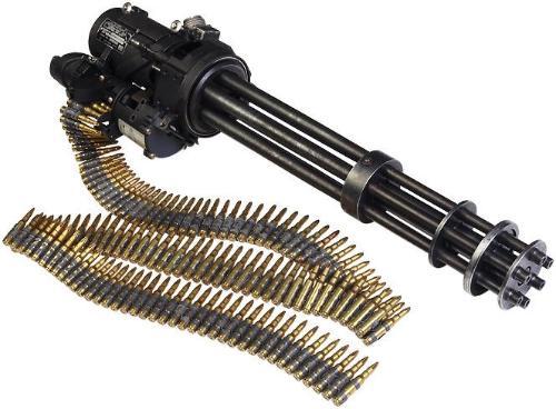 兵回忆:一挺加特林机枪