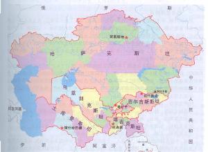 中亚人口分布_中亚五国的人口分布