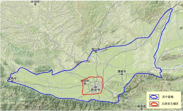 关中平原(guanzhong plain,又称渭河平原(weihe plain,地处陕西省