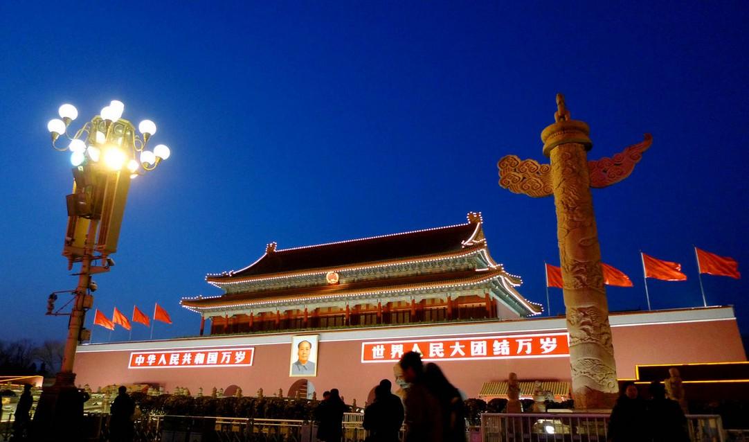 天安门(北京故宫城门,中国国家象征)
