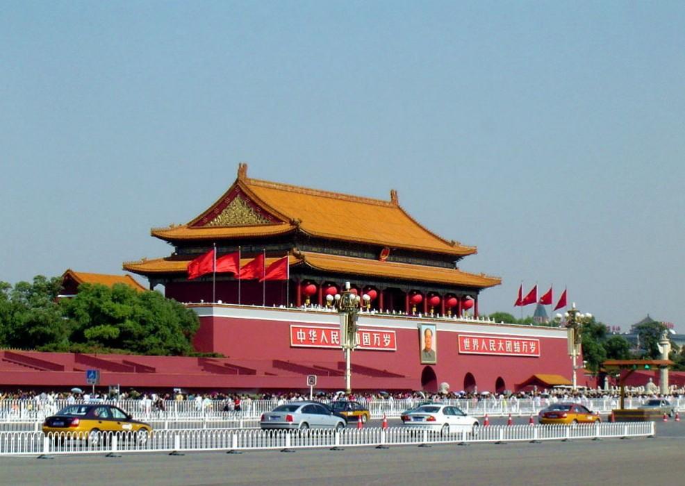 天安门(北京故宫城门,中国国家象征)