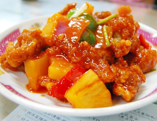 菠萝古老肉图片 搞笑图片