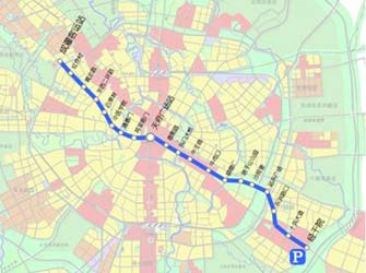 座成都地铁2号线到那站下车可以去梁家巷? 快