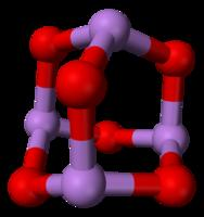 砒霜(即三氧化二砷,鹤顶红)分子结构图