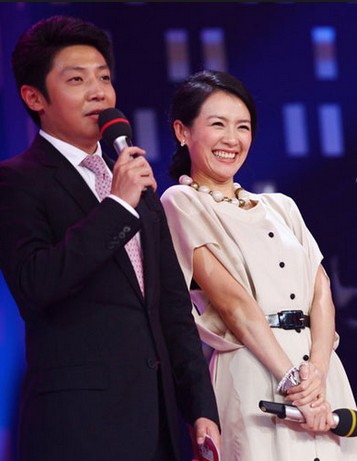 撒贝宁与章子怡