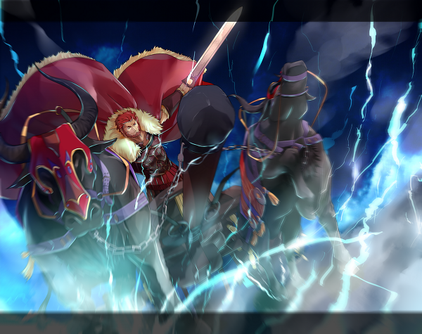 fate zero 里面的男配角,征服王,阶职为rider,原型为亚历山大   人物