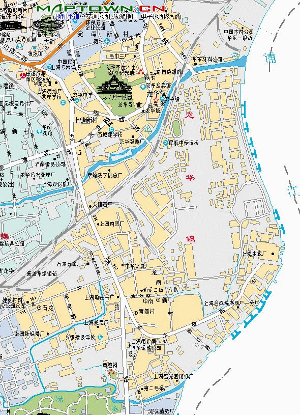 上海市徐汇区龙华镇地图