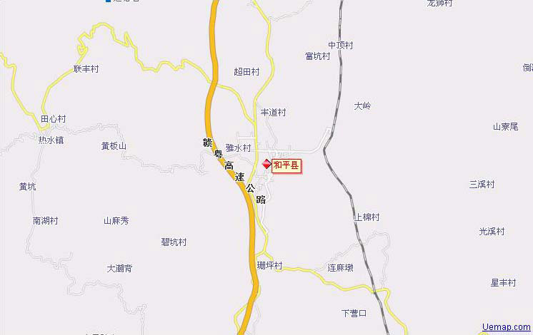 和平县地理位置