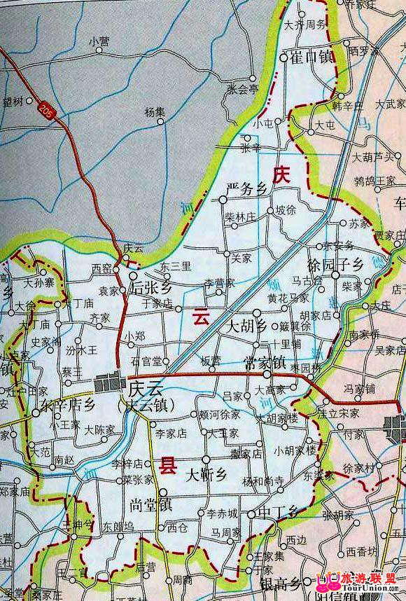 庆云镇在庆云县的位置图