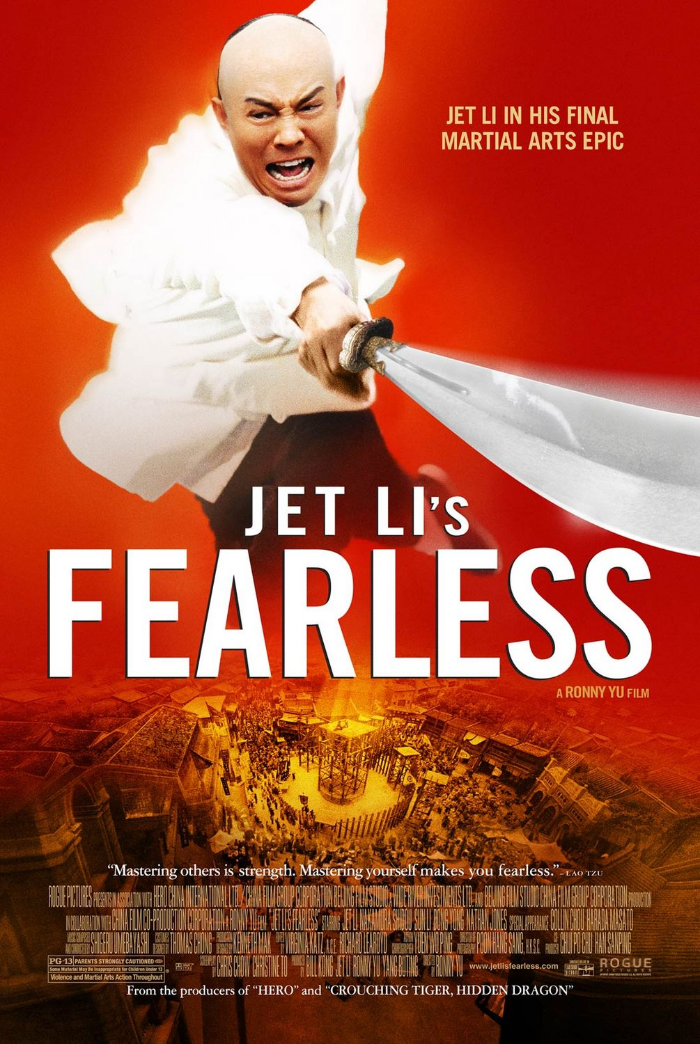 Jet Lis Fearless Huo Yuan Jia Legend of a Fighter