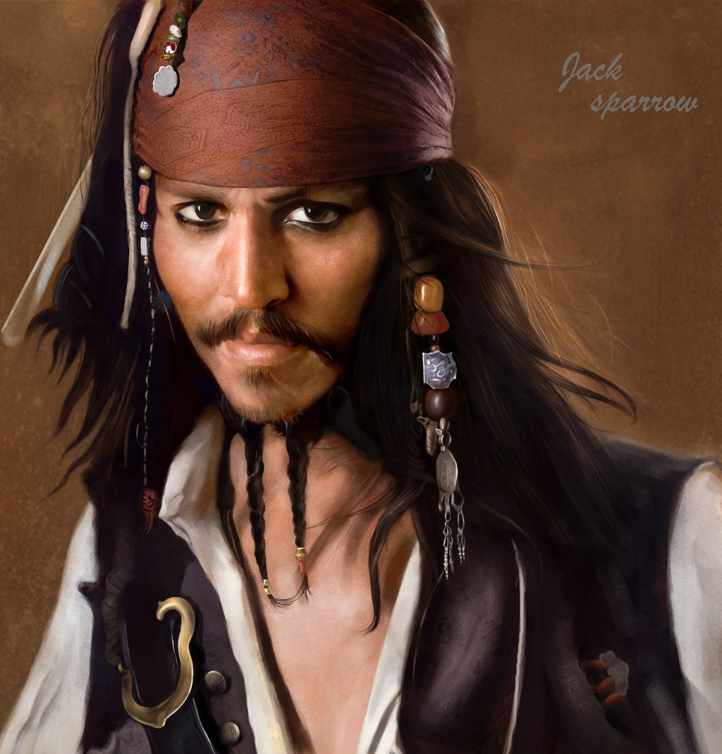 海盗船长-杰克斯派洛-欧莱凯设计网