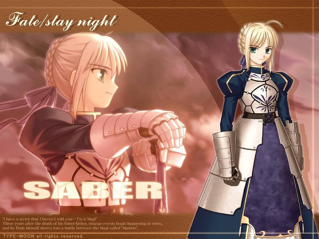 游戏及其改编的动画《  fate stay night》  中出现部分圆桌骑士成员