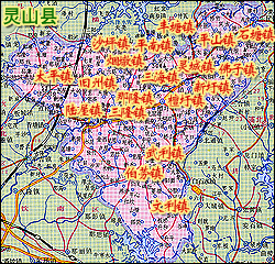 灵山县地图
