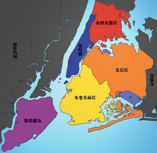 纽约市行政区划