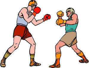 在古代,战士拳击时,由于可以任意使用摔,打,踢,蹬等动作,直至将对手