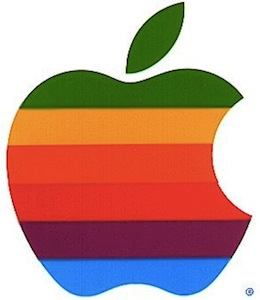 苹果的第二代标志