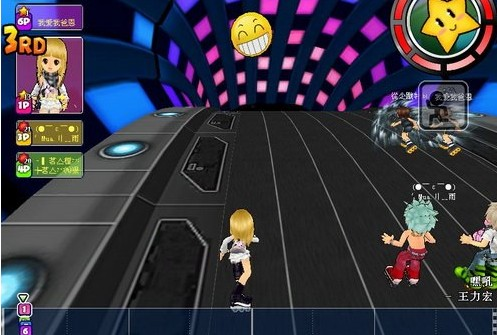 玩QQ音速直播可以在上面让大家看到我点的按键