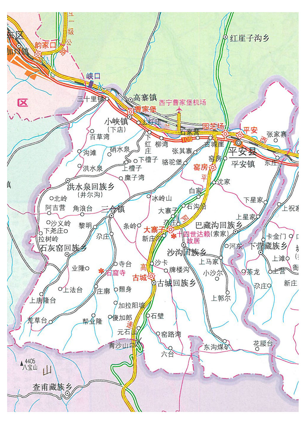 平安镇 是海东行署,平安县府驻地.位于县境东北部,湟水南岸.人口4.