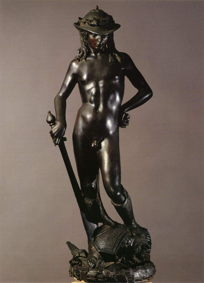 多纳泰罗青铜雕像大卫,高159厘米