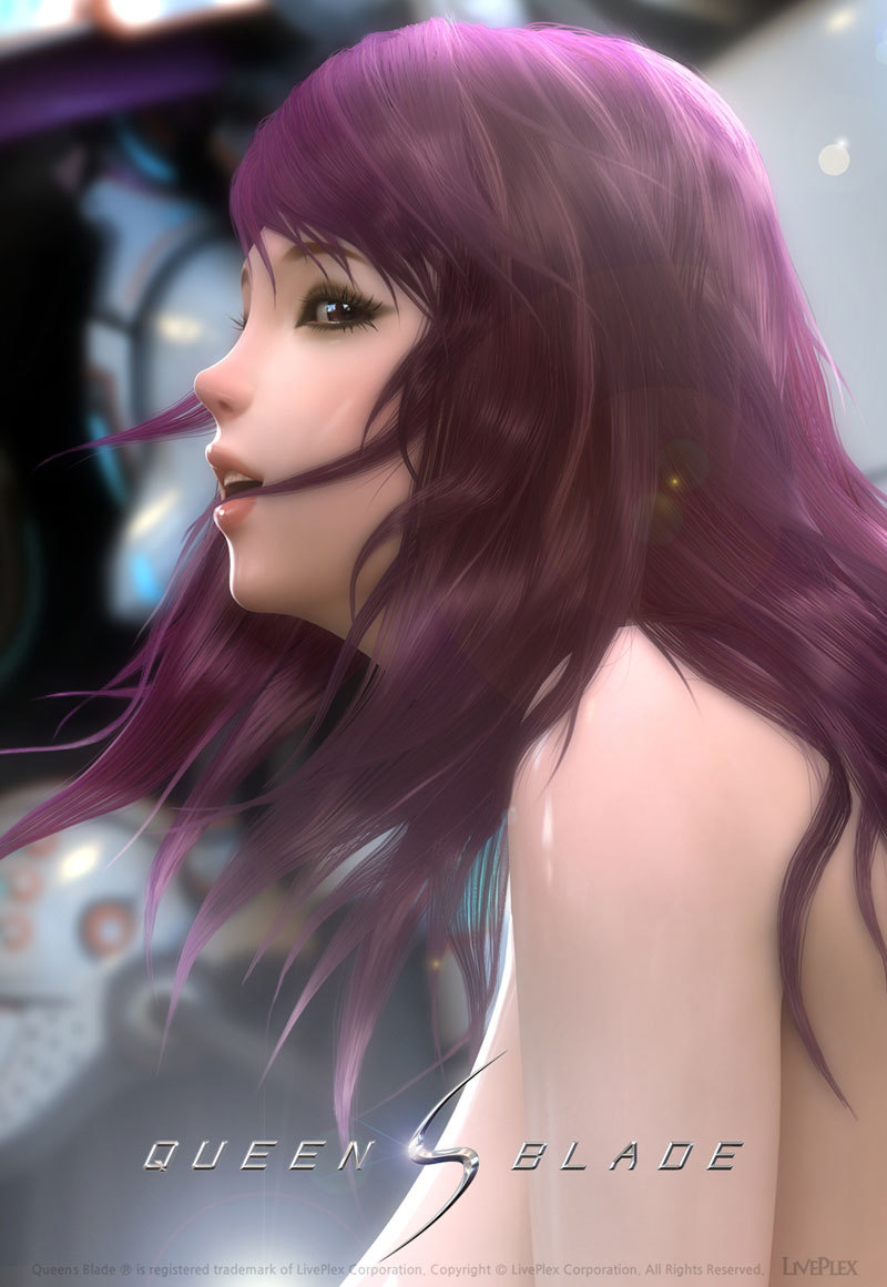 《女王之刃》(queen's blade)是韩国网游公司liveplex开发的