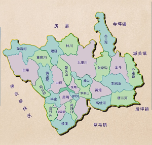 马桥镇行政地图