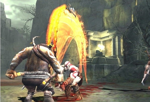 战神2 圣剑神罚骑马那个BOSS怎么打啊?