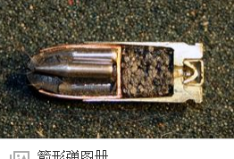 箭形弹即箭形枪弹.其弹头为小箭结构