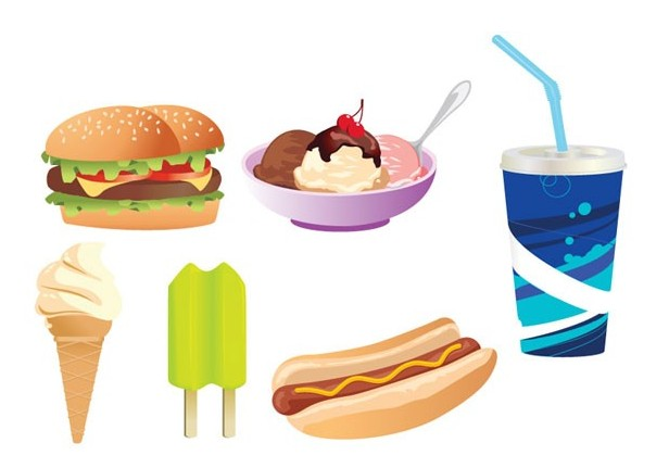 儿童吃垃圾食品后果图