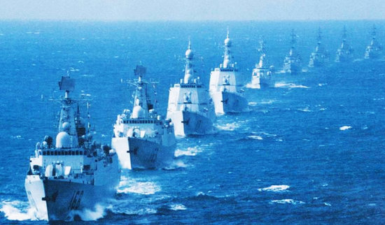 南海舰队司令部驻地为广东省湛江市.南海舰队旗舰是"南仓"号补给船.
