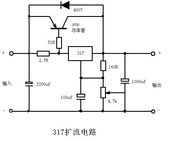 电子爱好者经常用317稳压块制作输出电压可变的稳压电源.