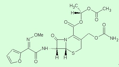 头孢呋辛酯片化学式