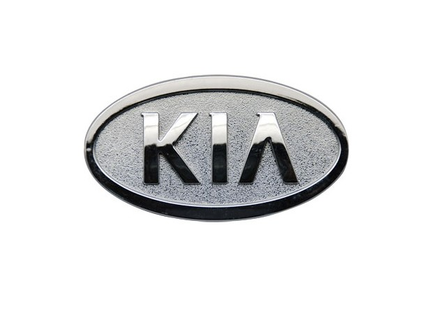 起亚汽车公司标志是英文"kia",形似一只飞鹰,象征公司如腾空飞翔的