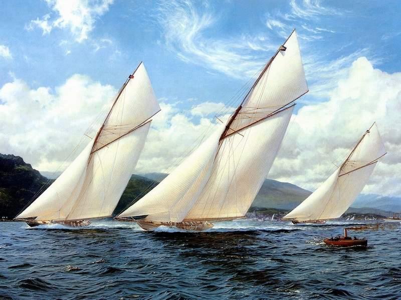 起航扬帆船黑板报