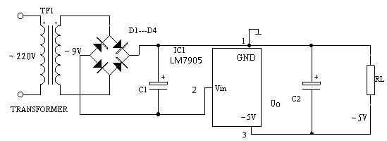 7805典型应用电路图