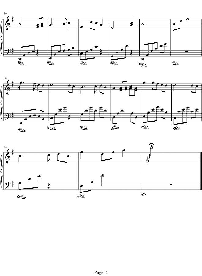 再见歌谱曲谱大全