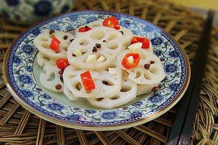 椒油炝藕片