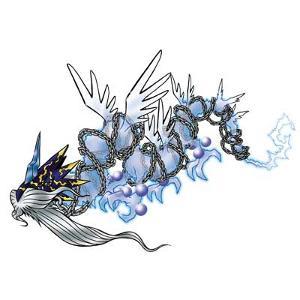 青龙兽是守护档案岛东面雷之地区的数码兽,它代表四圣兽中的苍龙