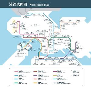 香港地铁线路图