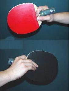 横拍握法是乒乓球运动中两种最基本的握拍