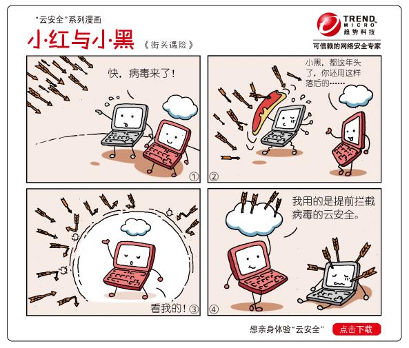 趋势科技产品漫画