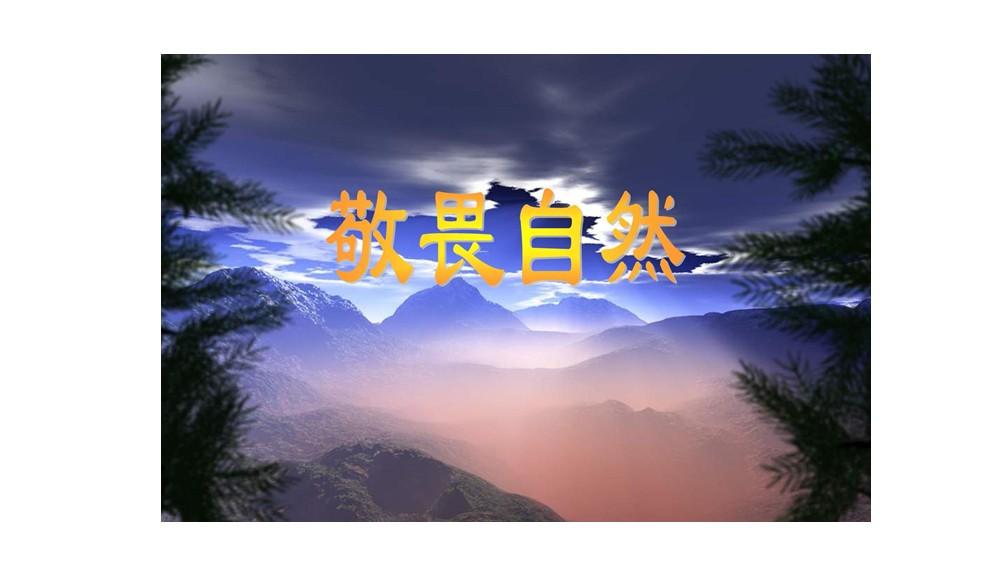 《敬畏自然》是严春友写的一篇文章