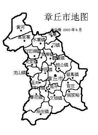 章丘市地图
