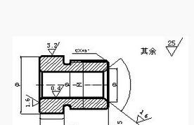 图10-4图10-5 不同位置表面上表面粗糙度代号的标注图10-5加工方法