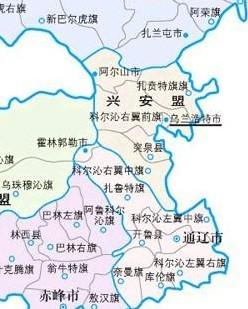 地理位置非常优越,现辖乌兰浩特市,阿尔山市,突泉县,科尔沁右翼前旗