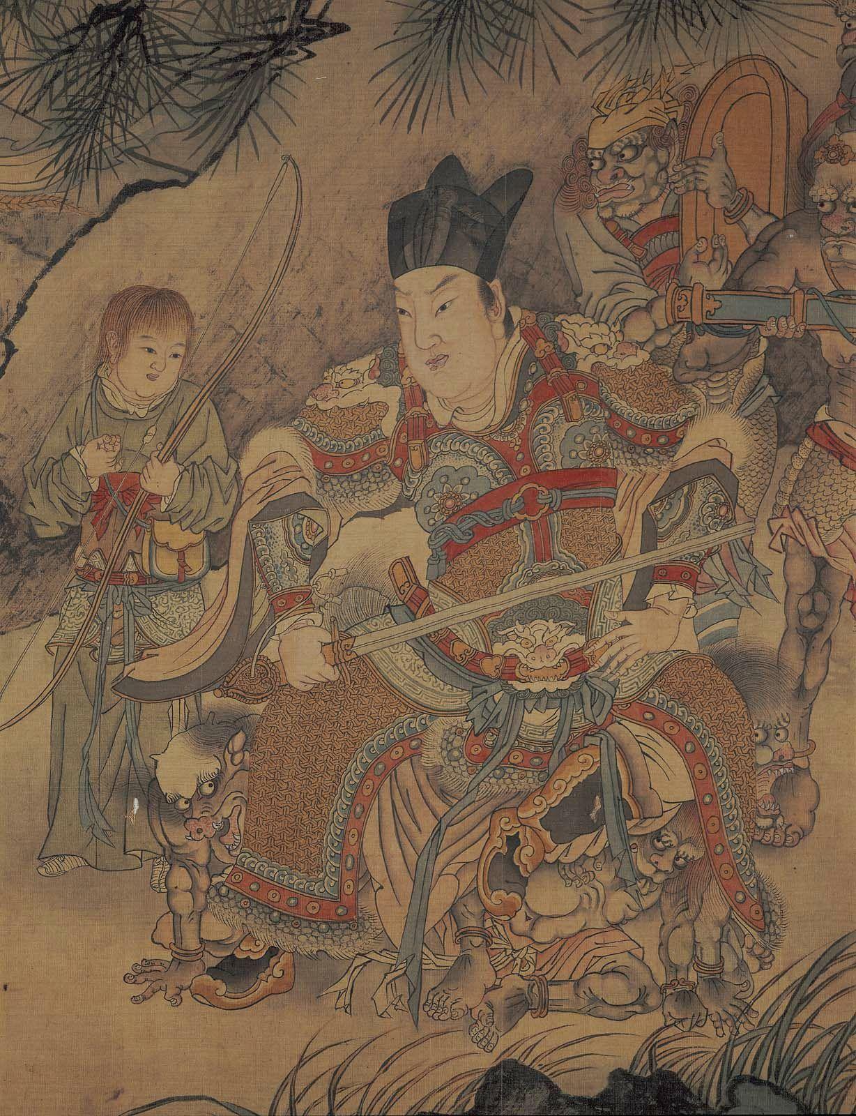 二郎搜山图片